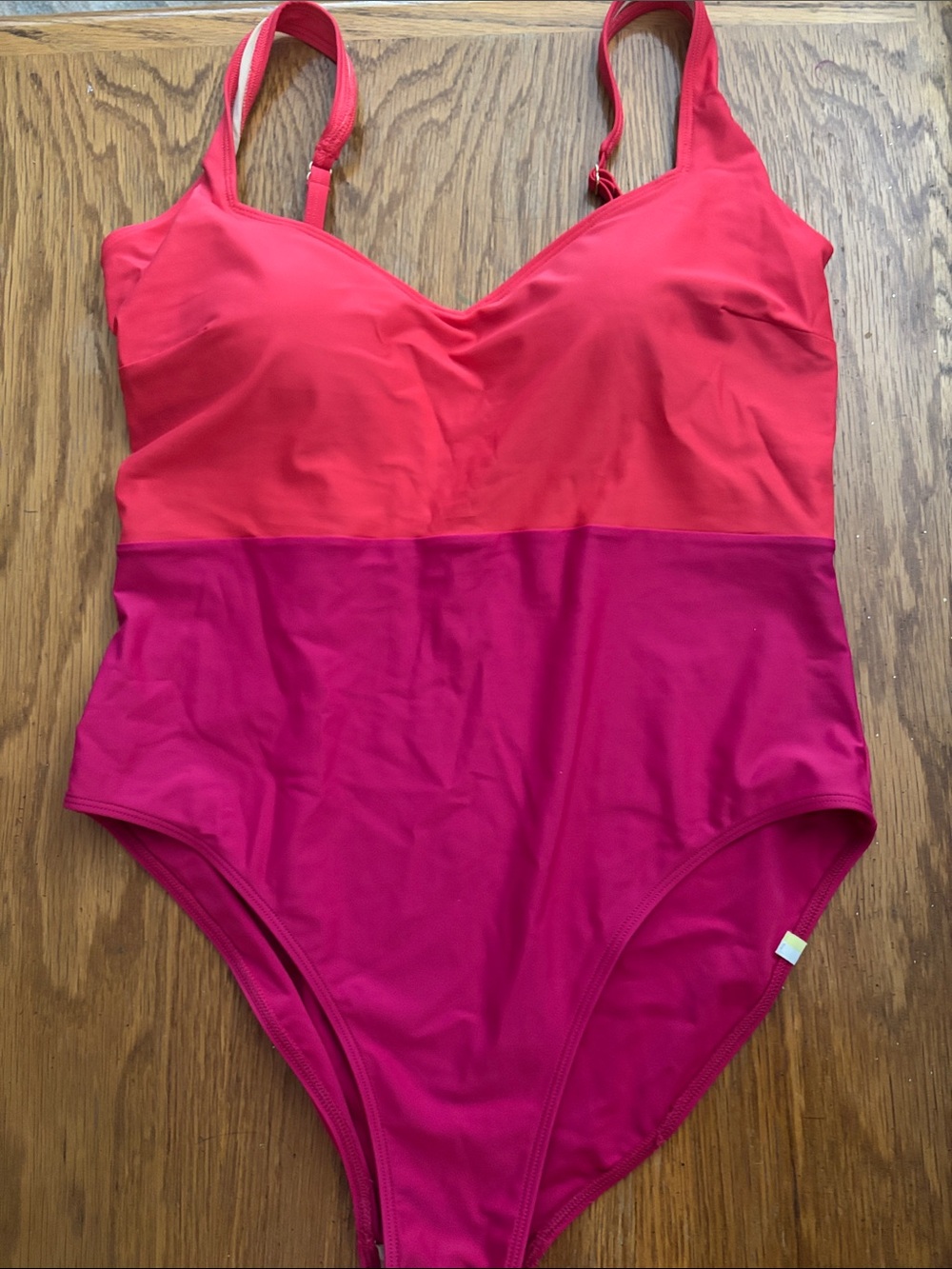 Summersalt The Seascape Sweetheart Pink and Coral One-Piece Swimsuit